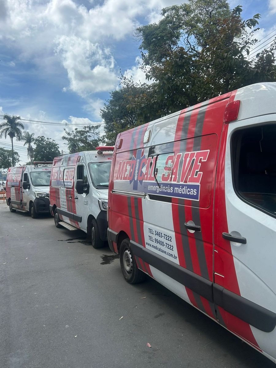 Veículos da frota própria Medical Save